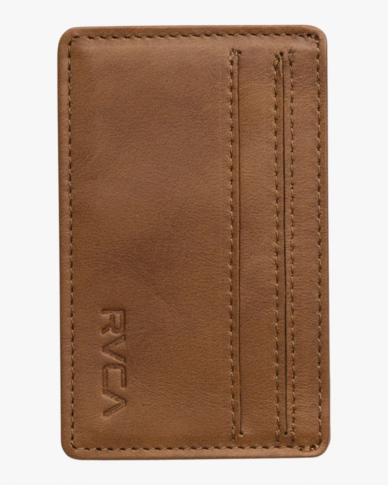 фото Кошелек rvca clean card wallet tan 2020
