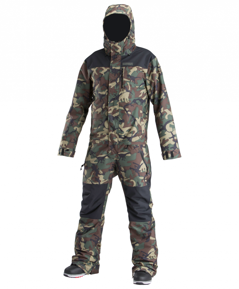 фото Комбинезон мужской airblaster insulated freedom suit og dinoflage