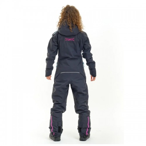 Комбинезон горнолыжный женский DRAGONFLY Gravity Premium Black - Pink 2024, фото 4