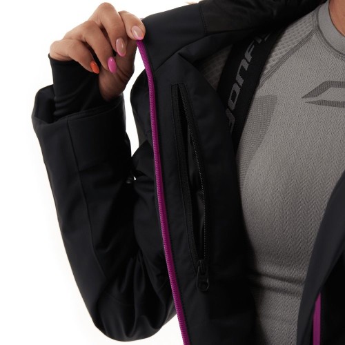 Комбинезон горнолыжный женский DRAGONFLY Gravity Premium Black - Pink 2024, фото 9