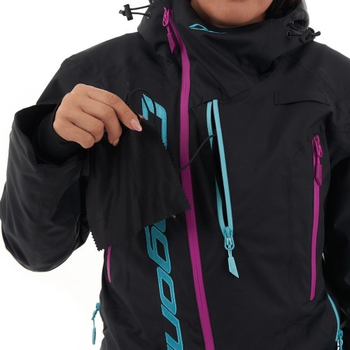 Комбинезон горнолыжный женский DRAGONFLY Gravity Premium Black - Pink 2024, фото 7