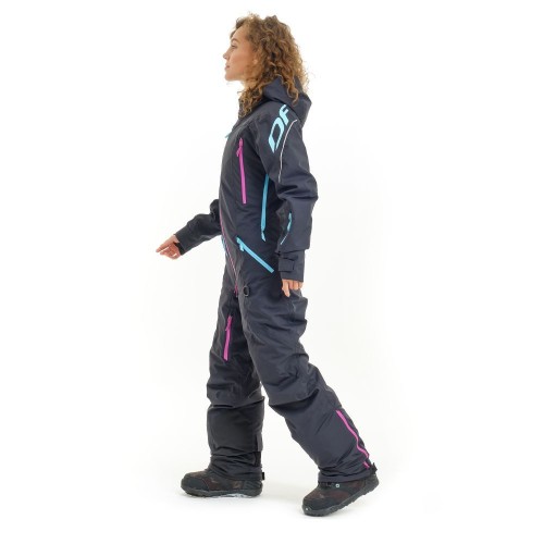 Комбинезон горнолыжный женский DRAGONFLY Gravity Premium Black - Pink 2024, фото 2