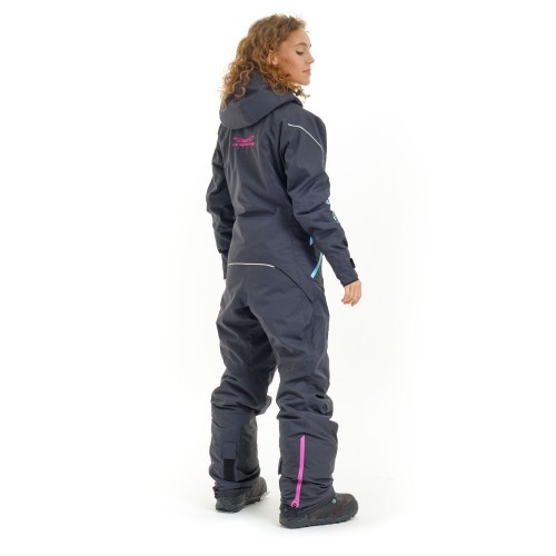 Комбинезон горнолыжный женский DRAGONFLY Gravity Premium Black - Pink 2024, фото 3