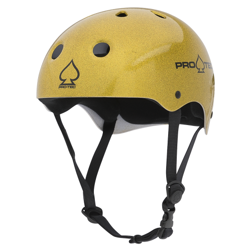 Шлем для скейтборда PRO TEC Classic Skate Gold Flake, фото 1