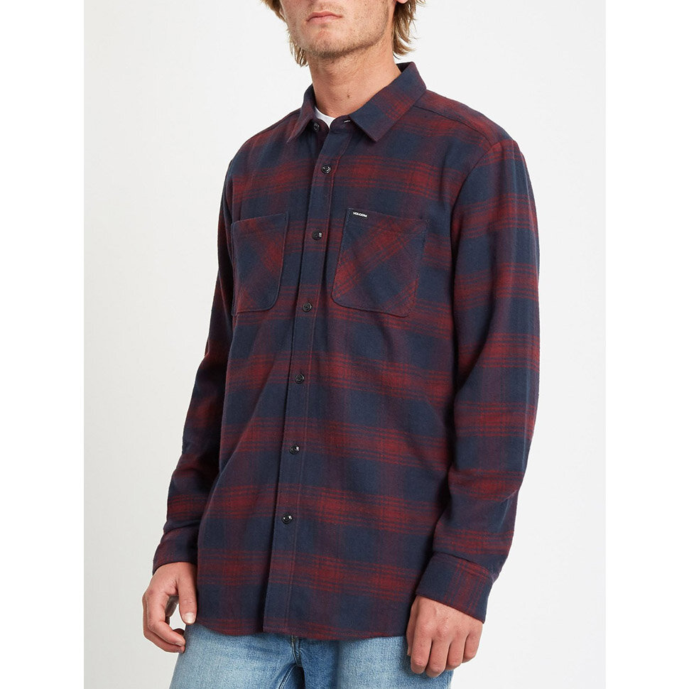 фото Рубашка volcom tone stone l/s navy 2021