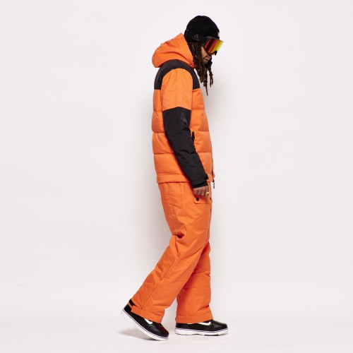 Комбинезон горнолыжный ONESKEE Puffer Flame Orange 2024, фото 4