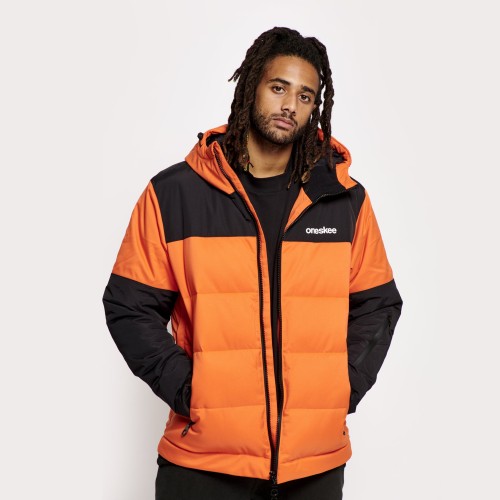 Комбинезон горнолыжный ONESKEE Puffer Flame Orange 2024, фото 6