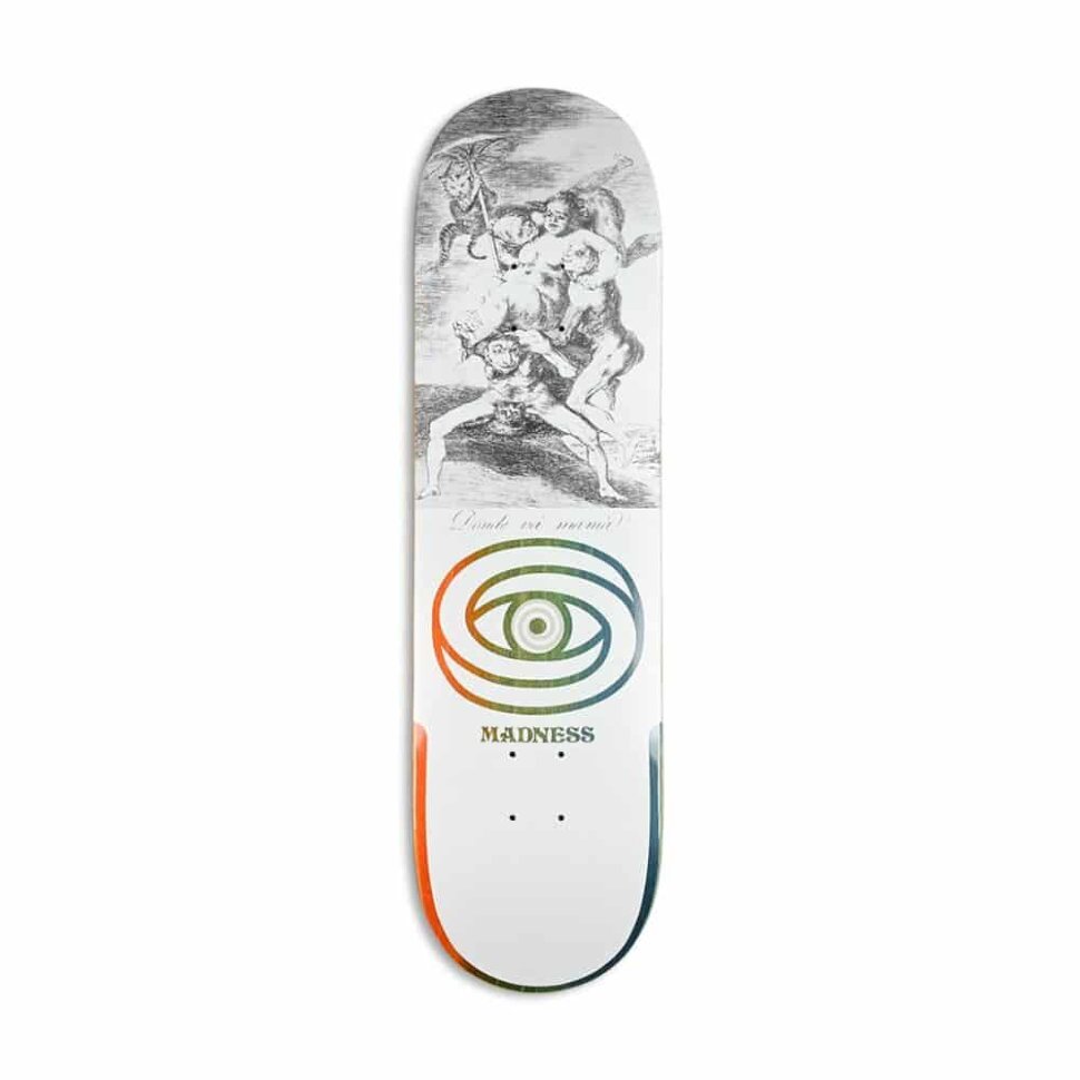 Дека для скейтборда MADNESS Madness Donde R7 White 8.5 2021