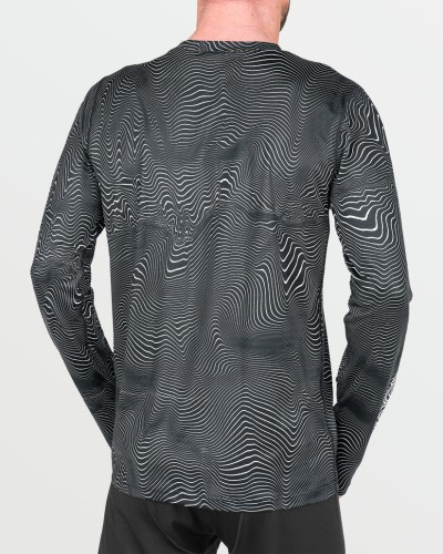 Термобелье верх VOLCOM M V-Science Crew FW25 Black Print, фото 2