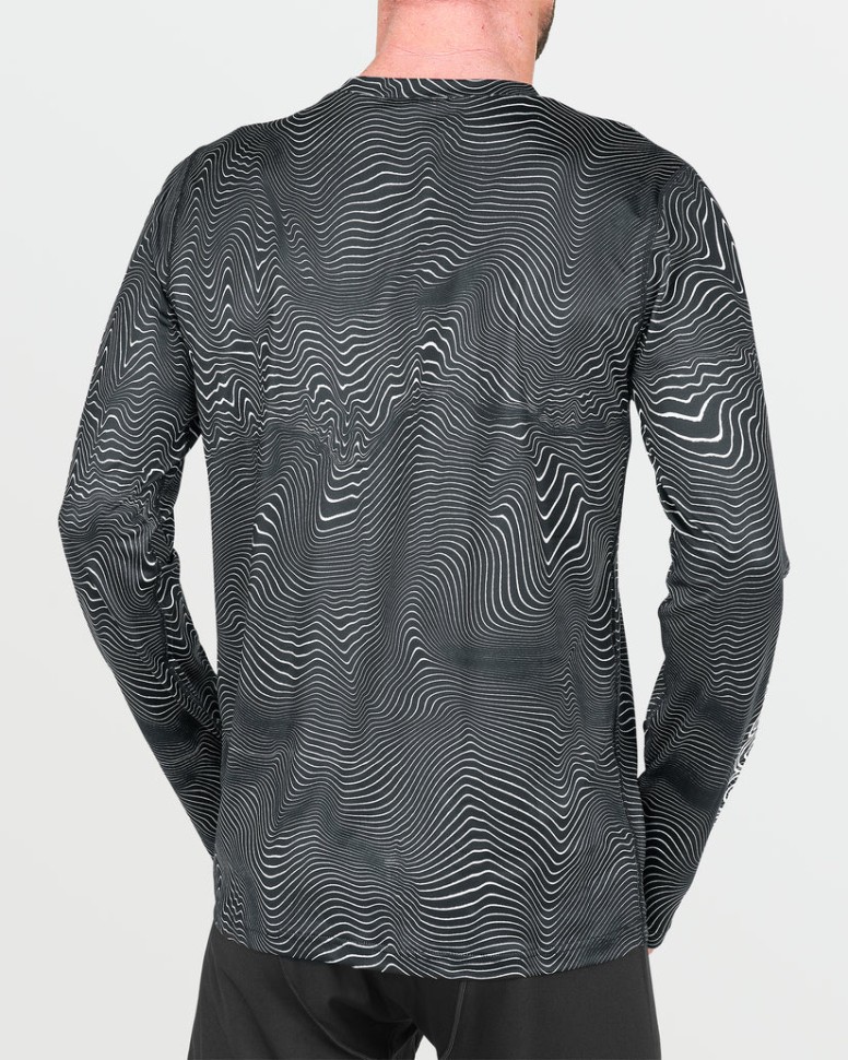Термобелье верх VOLCOM M V-Science Crew FW25 Black Print фото 2