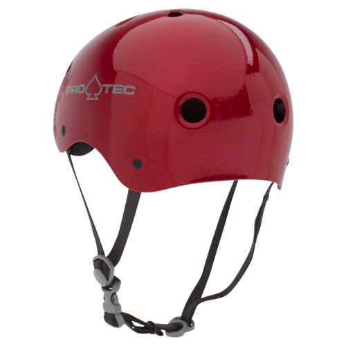 Шлем для скейтборда PRO TEC Classic Skate Red Metal Flake, фото 2