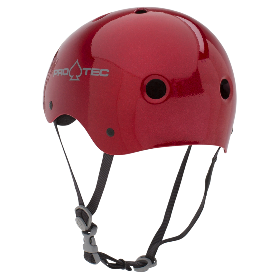 Шлем для скейтборда PRO TEC Classic Skate Red Metal Flake 0085955146065, размер L, цвет красный - фото 2