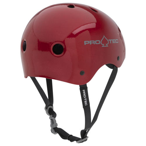 Шлем для скейтборда PRO TEC Classic Skate Red Metal Flake, фото 3