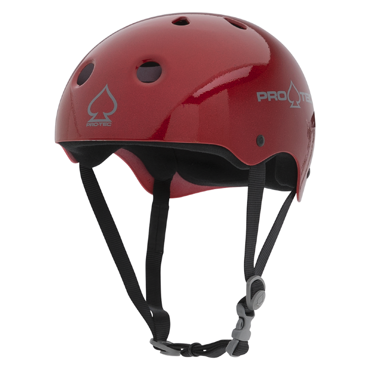 Шлем для скейтборда PRO TEC Classic Skate Red Metal Flake, фото 1