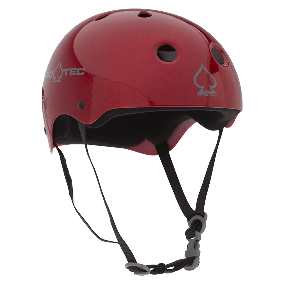 Шлем для скейтборда PRO TEC Classic Skate Red Metal Flake 0085955146065, размер L, цвет красный - фото 4