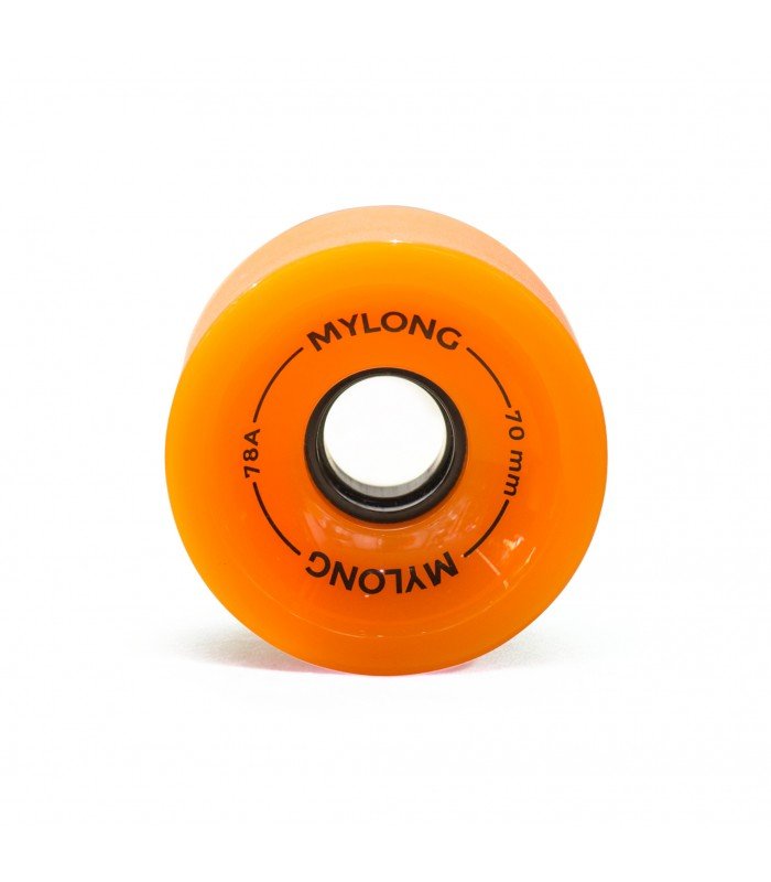 фото Колеса для лонгборда mylong 70x51 оранжевые 70 mm