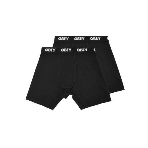 Трусы OBEY Established Work 2 Pack Boxers Black, фото 1