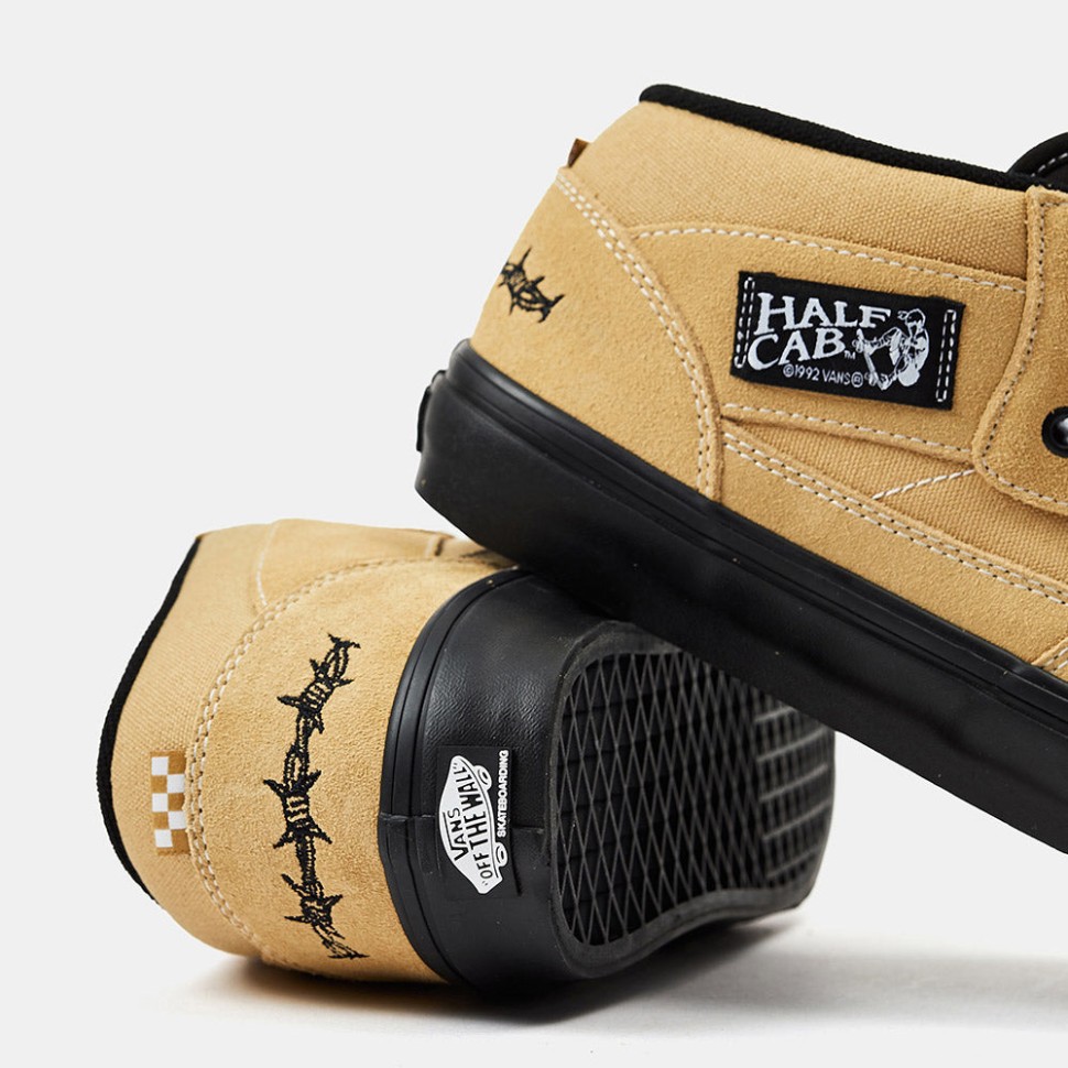 Кеды VANS Skate Half Cab - Elijah Berle Khaki/Black фото 4