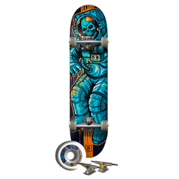 Комплект скейтборд ЮНИОН Astronaut 8 дюймов Мультицвет 2021, фото 1
