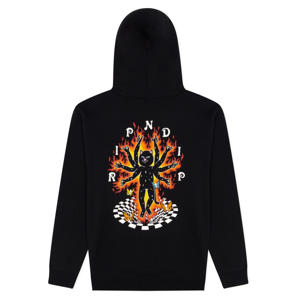 фото Худи ripndip illusion jerm hoodie black