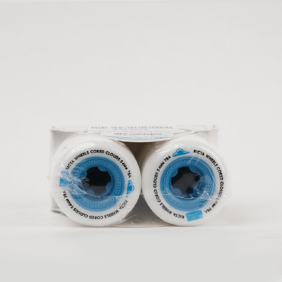фото Колеса для скейтборда ricta cored clouds blue 54mm 78a 2021