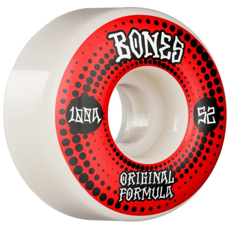 Колеса для скейтборда BONES Originals V5 Sidecut Og Formula White 53MM 100А, фото 1