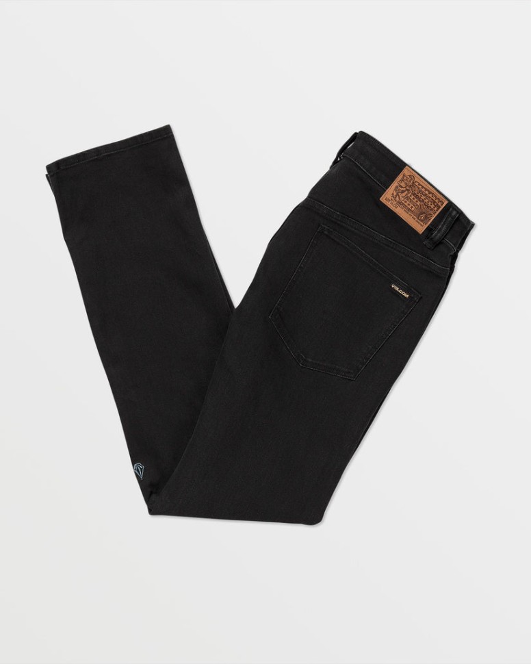 Джинсы VOLCOM Solver Denim FW25 Black Out фото 2
