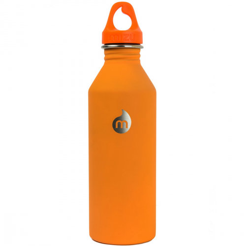 фото Бутылка для воды mizu mizu m8 a/s st orange le w orange loop cap