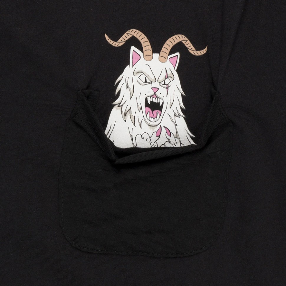 Футболка RIPNDIP Krampus Nerm Pocket Tee FW25 Black фото 2