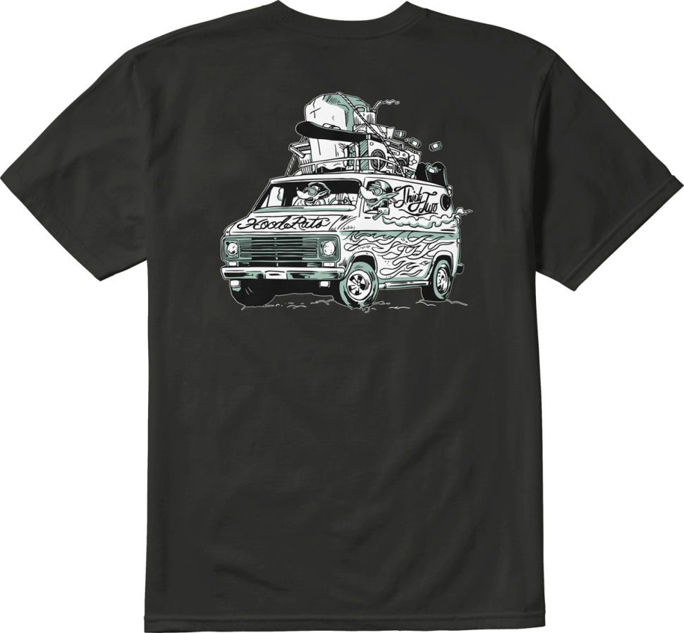 Футболка THIRTYTWO Hood Rats Van Life S/S Black фото 2