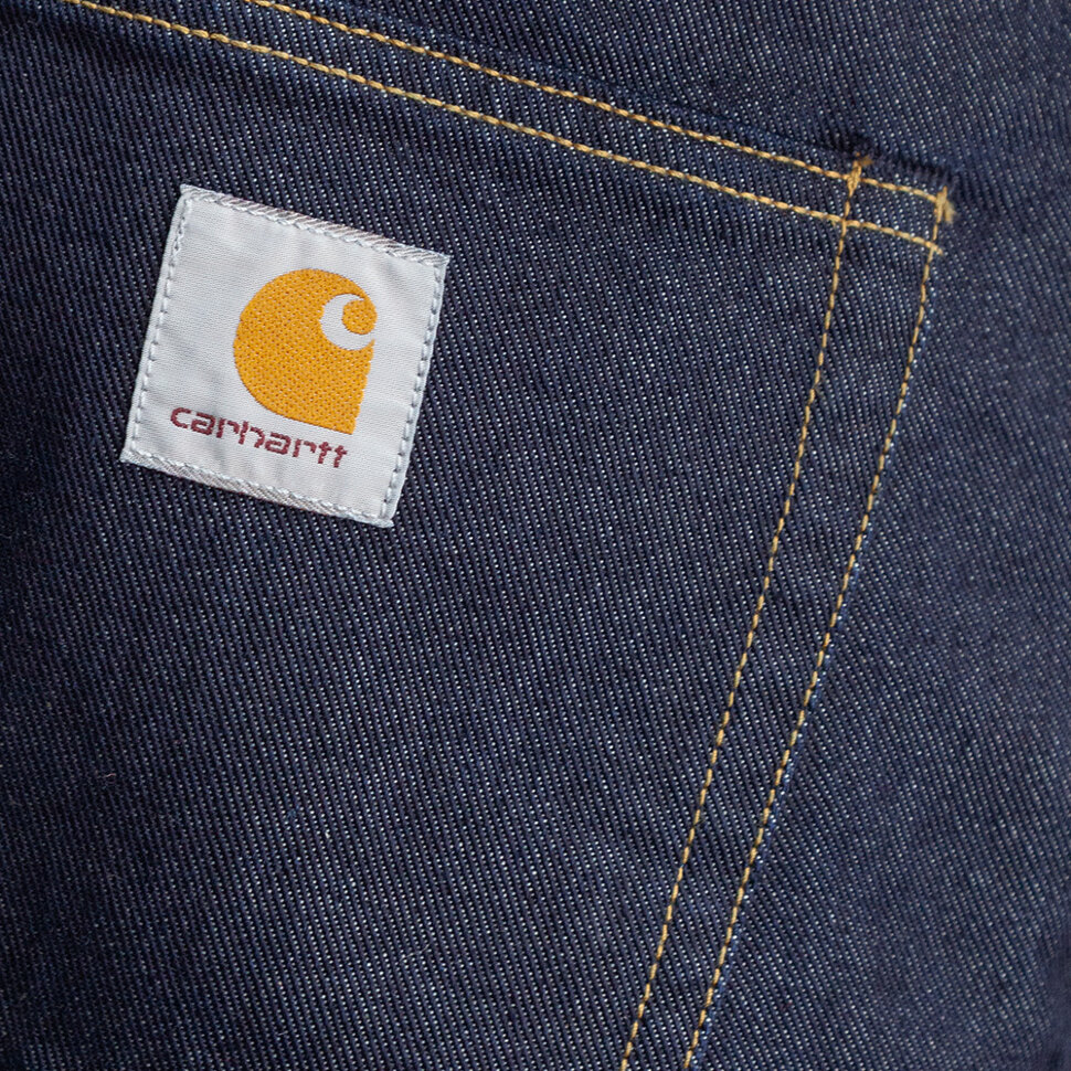 фото Джинсы carhartt wip pontiac pant blue (one wash) 2022