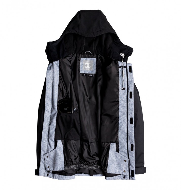 Куртка для сноуборда мужская DC SHOES Dcla Jkt M Light Blue Acid Wash Denim B, фото 3