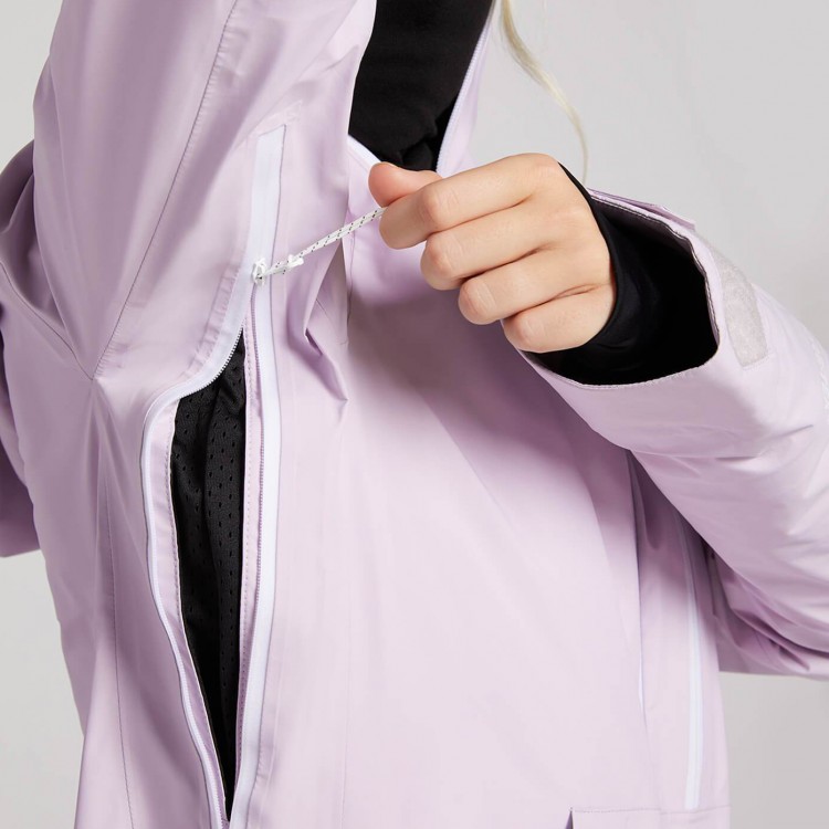 Куртка для сноуборда женская VOLCOM Nya Tds Gore-Tex Jacket Violet Ice, фото 3