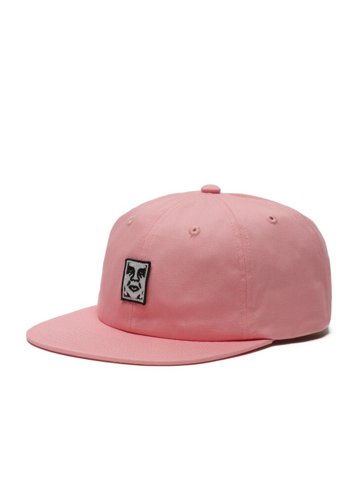 фото Кепка obey icon patch panel strapback pink 2022