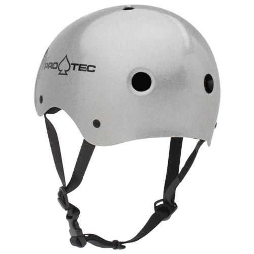 Шлем для скейтборда PRO TEC Classic Skate Silver Flake, фото 2