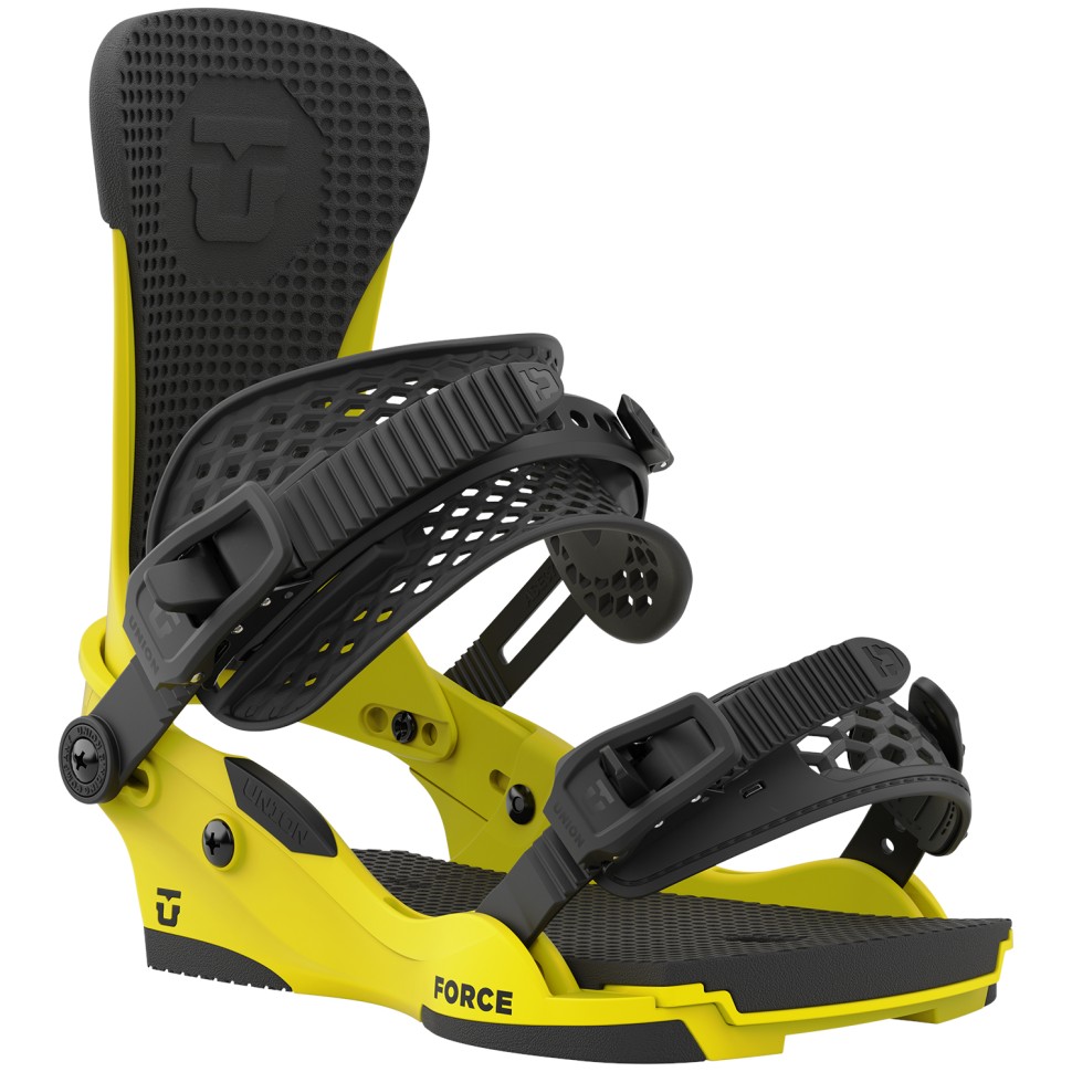 Крепления для сноуборда мужские UNION Force Team Hb Electric Yellow 2023 фото 2