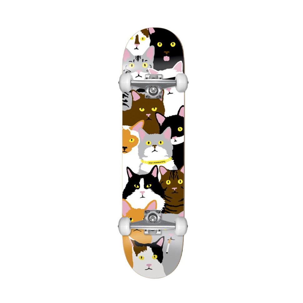 Комплект скейтборд ENJOI Dog Collage Fp Yellow 7.75 дюйм 2023