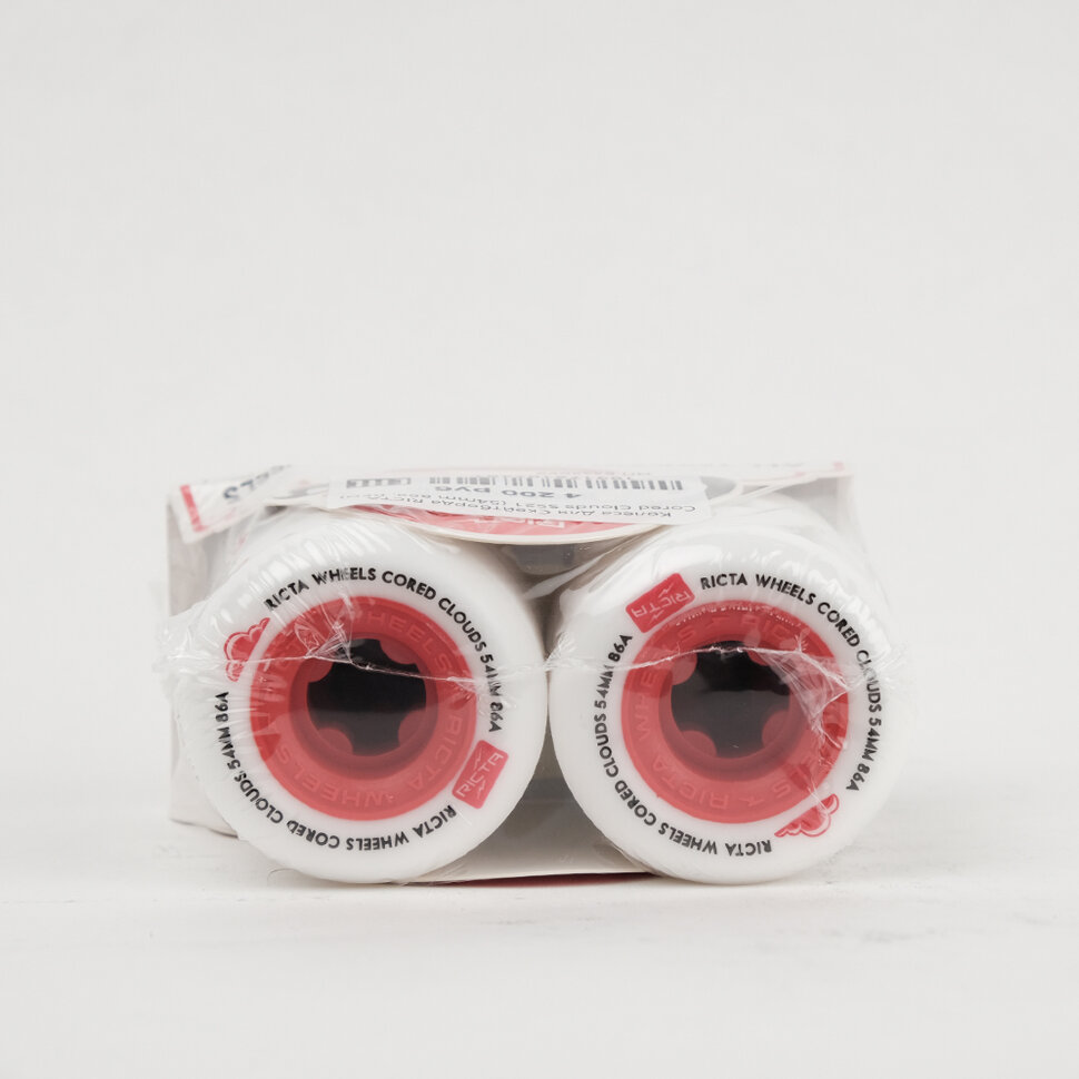 фото Колеса для скейтборда ricta cored clouds red 54mm 86a 2021