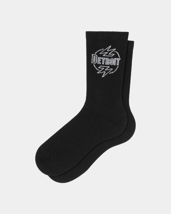Носки CARHARTT WIP Blaze Socks SS24 Black / White, фото 1
