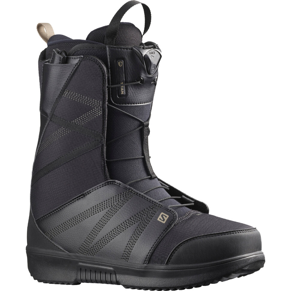 Ботинки для сноуборда мужские SALOMON Titan Black/Black/Roasted Ca 2022 193128665685