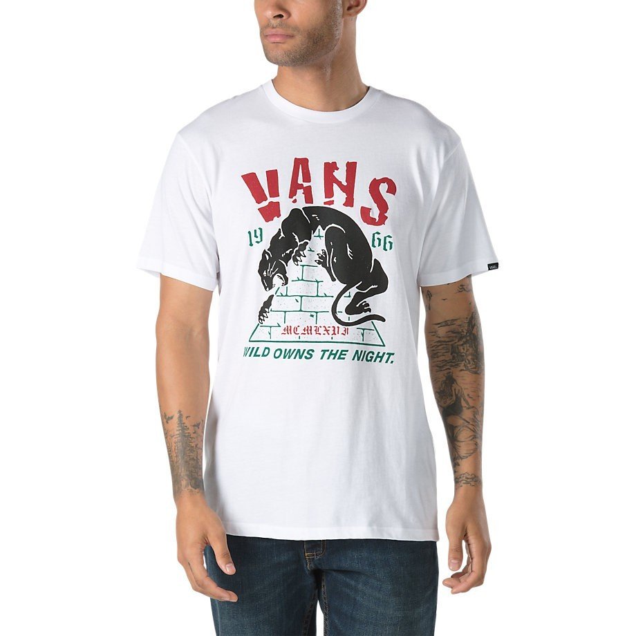 

Футболка VANS Mn Pyramid Panther White, Белый