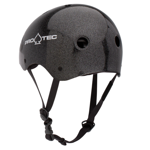 Шлем для скейтборда PRO TEC Classic Skate Black Metal Flake, фото 2