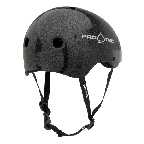 Шлем для скейтборда PRO TEC Classic Skate Black Metal Flake, фото 3