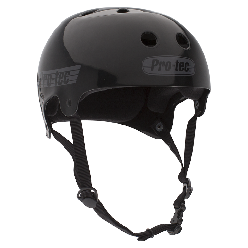 Шлем для скейтборда PRO-TEC Bucky Solid Black 0085955126944, размер L, цвет черный - фото 2