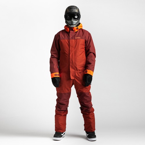 Комбинезон для сноуборда мужской AIRBLASTER Insulated Freedom Suit Rust 2021, фото 1