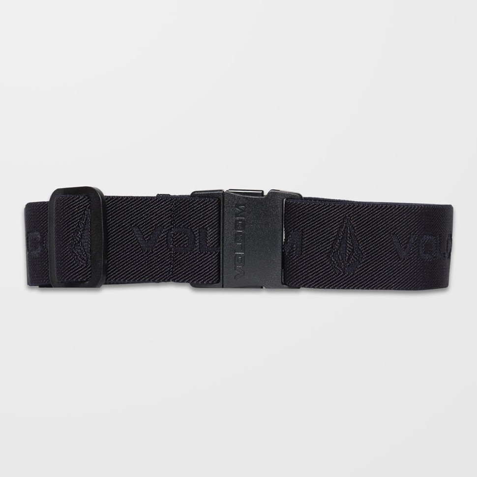 Ремень VOLCOM Stamp Stone Elastic Belt Black 196134551812, размер O/S