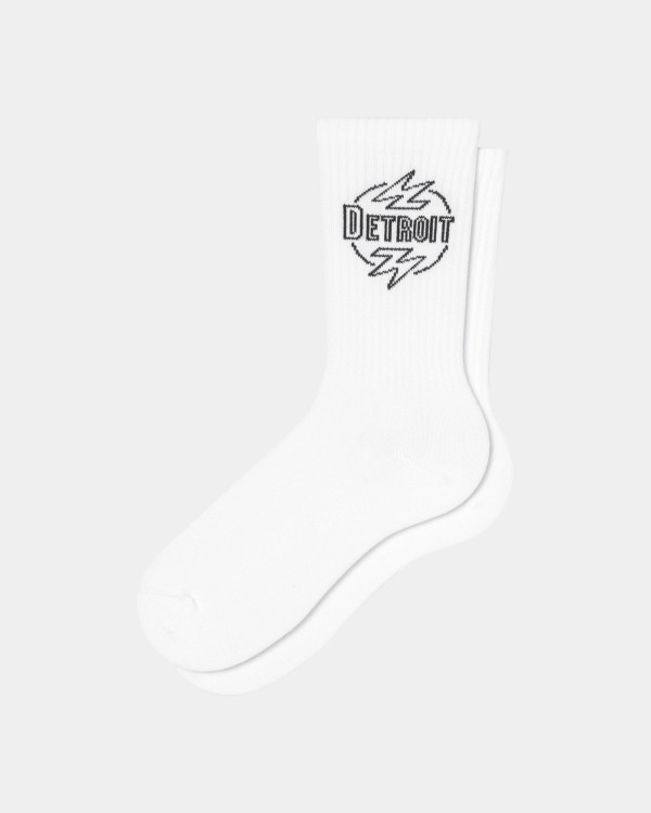 Носки CARHARTT WIP Blaze Socks SS24 White / Black, фото 1