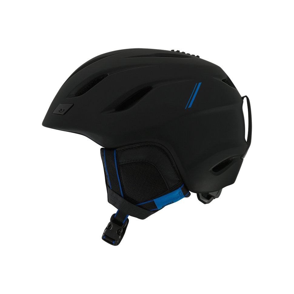 фото Горнолыжный шлем giro nine matte black/blue sport tech
