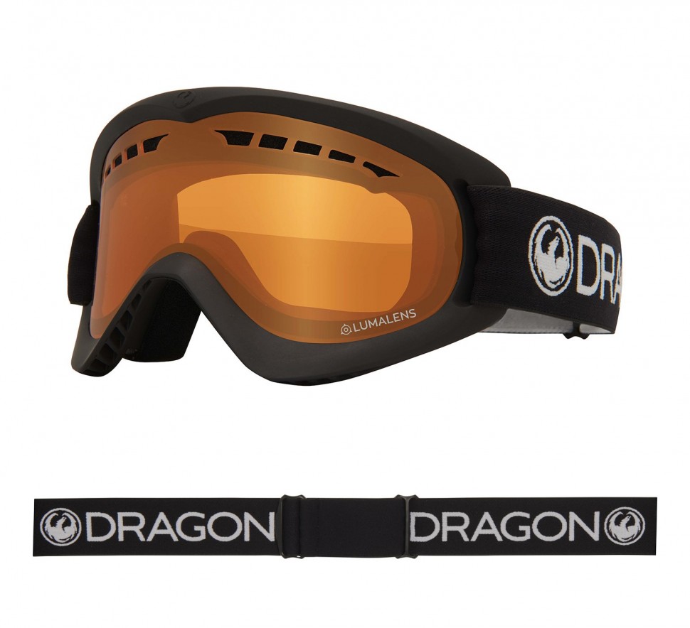 

Маска горнолыжная DRAGON Dx Black/Ll Amber, Черный