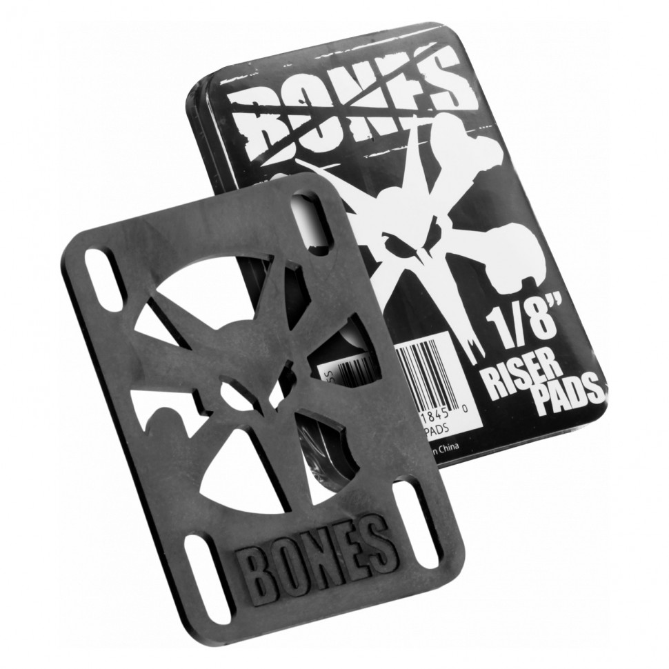фото Подкладки для скейтборда bones riser pad 2pk 0.125 дюйм 2023